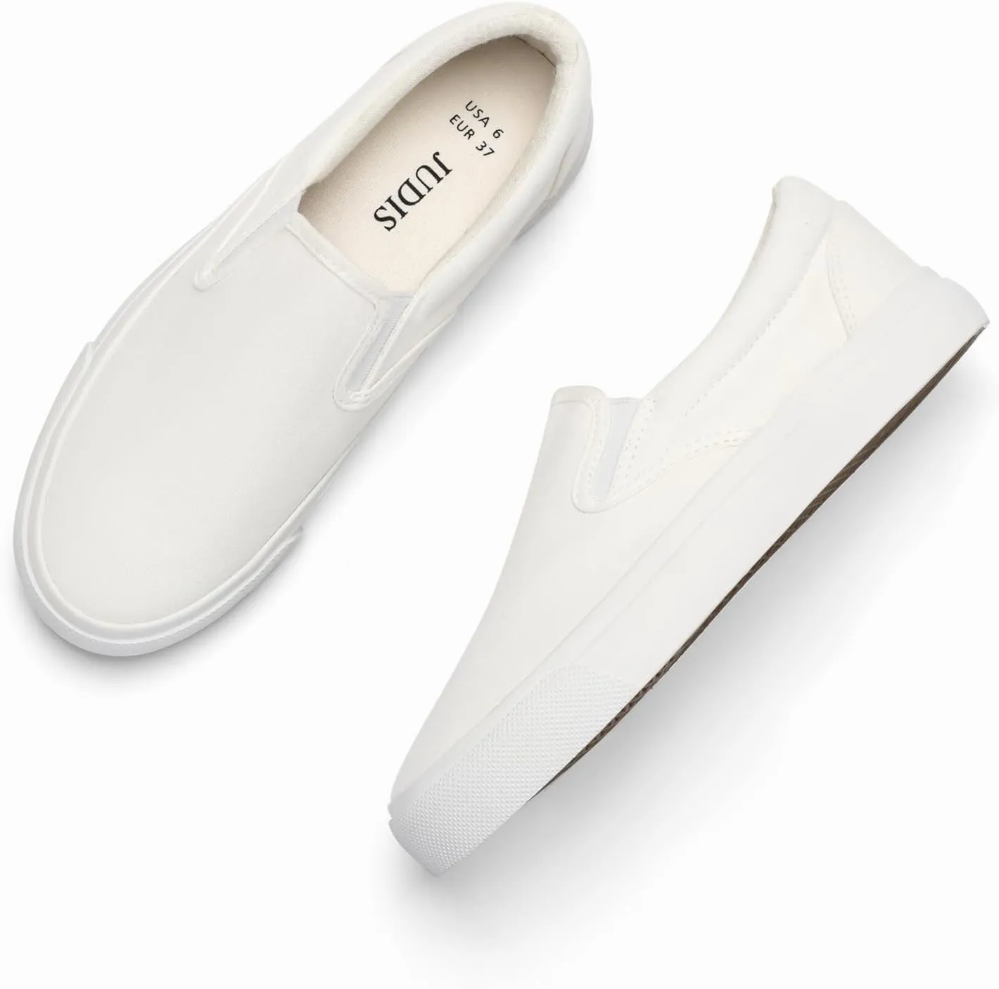 JUDIS Women’s Slip on Canvas Shoes Classic Sneakers Loafers Shoes Casual Fashion Shoes