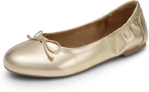 JustFab Womens Ballet Flats Shoes Foldable Round Toe Dress Shoes Comfortable Slip On Walking Flats Shoes Comfort Soft