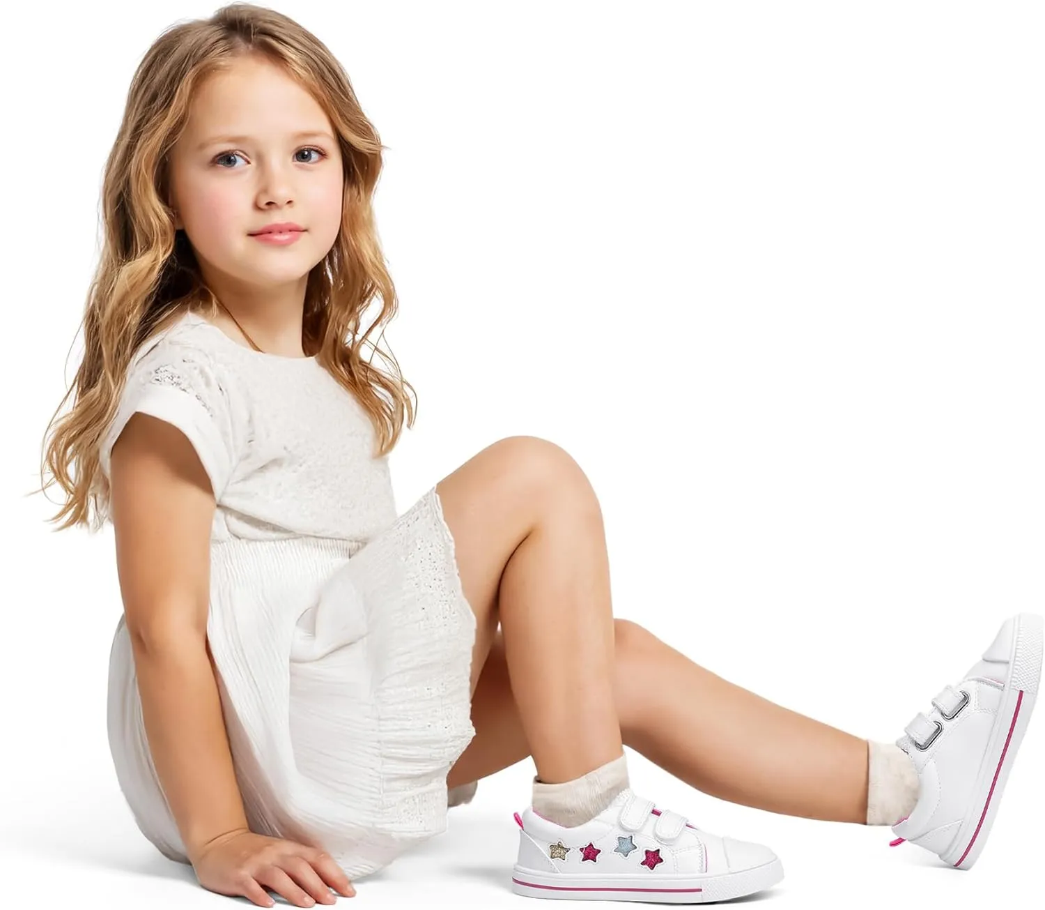K KomForme Sneakers for Boys and Girls,Toddler Kids Soft Walking Shoes