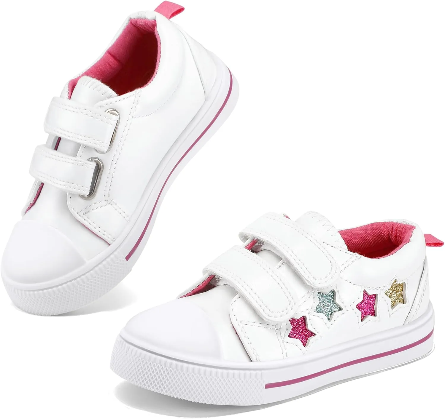 K KomForme Sneakers for Boys and Girls,Toddler Kids Soft Walking Shoes