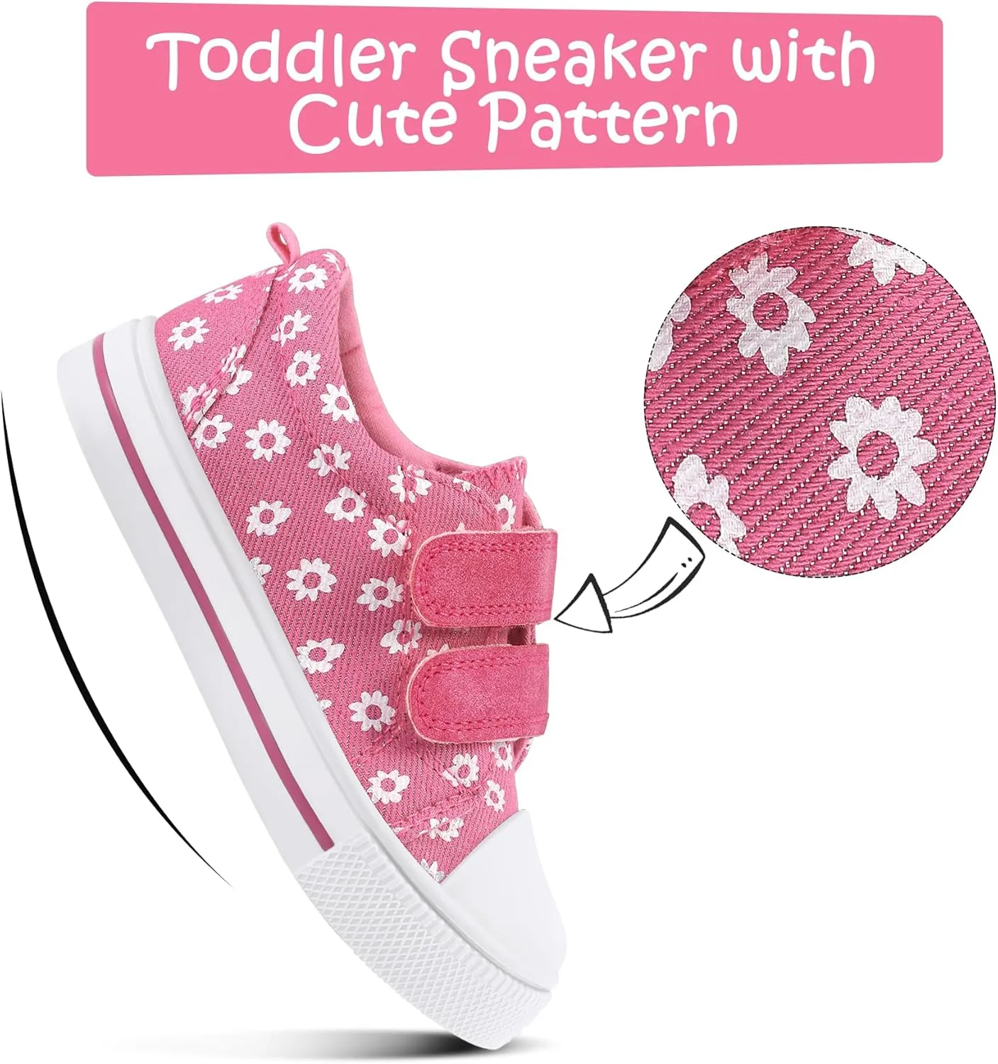 K KomForme Sneakers for Boys and Girls,Toddler Kids Soft Walking Shoes