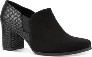 Karen Scott Womens Tillen Slip-on Round toe Loafer Heels Black 10 Medium (B,M)
