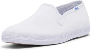 Keds Women's Champion Slip on Sneaker, White, 4.5