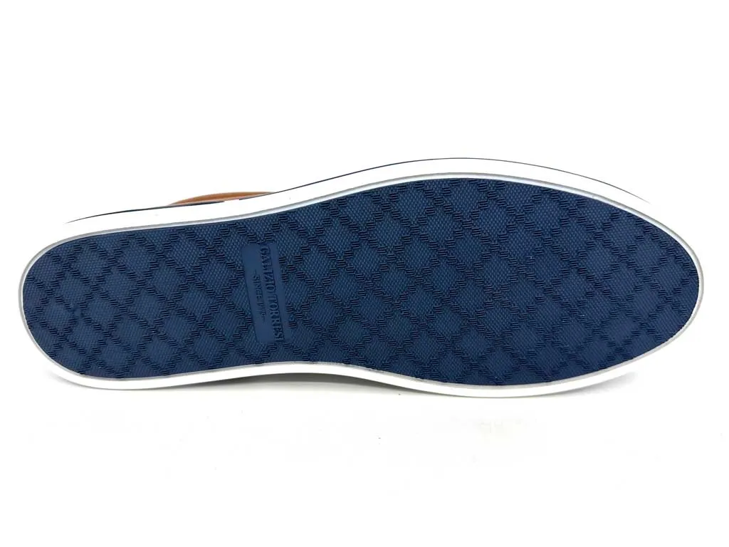 Ken Tan Men's Leather Driver Shoes