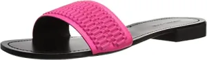 KENDALL   KYLIE Women's Kennedy Flat Sandal, Pink, 6.5 M US