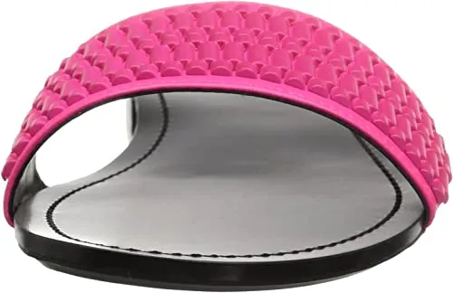 KENDALL   KYLIE Women's Kennedy Flat Sandal, Pink, 6.5 M US