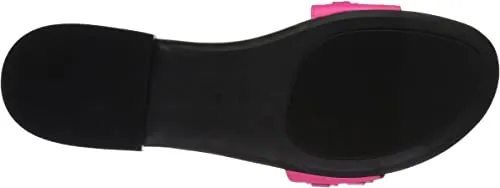 KENDALL   KYLIE Women's Kennedy Flat Sandal, Pink, 6.5 M US