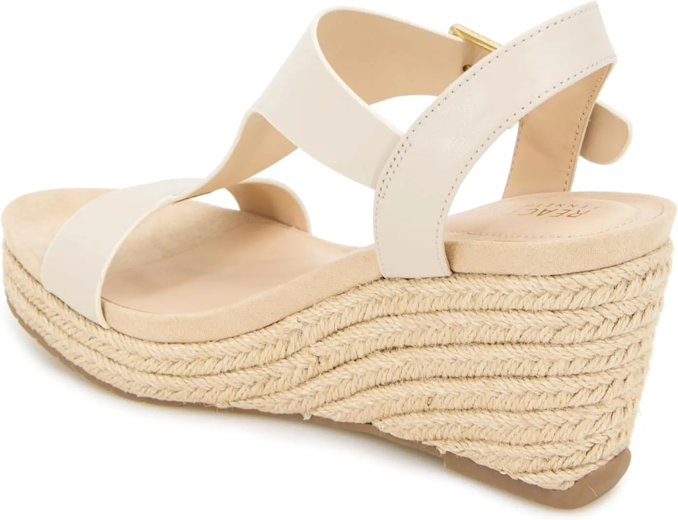 Kenneth Cole REACTION Women's Card T-Strap Wedge Sandal