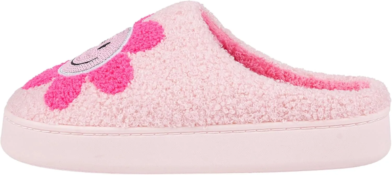 kensie Women's Fluffy Slippers – Ultra-Soft, Cozy Indoor Slippers for Home & Bedroom – Stylish, Warm, and Comfortable Lounge Footwear