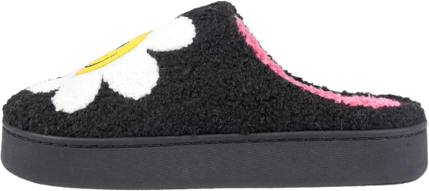 kensie Women's Fluffy Slippers – Ultra-Soft, Cozy Indoor Slippers for Home & Bedroom – Stylish, Warm, and Comfortable Lounge Footwear