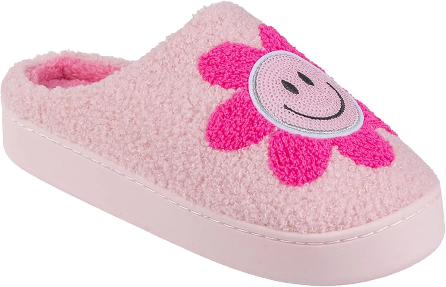 kensie Women's Fluffy Slippers – Ultra-Soft, Cozy Indoor Slippers for Home & Bedroom – Stylish, Warm, and Comfortable Lounge Footwear