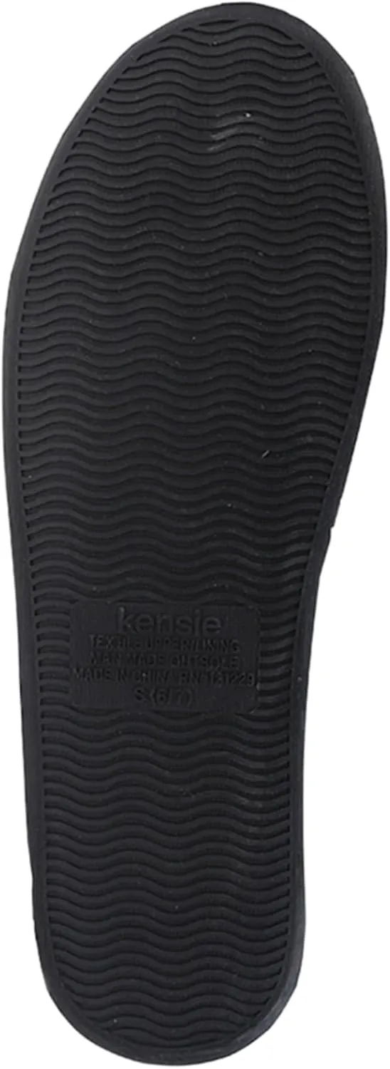 kensie Women's Fluffy Slippers – Ultra-Soft, Cozy Indoor Slippers for Home & Bedroom – Stylish, Warm, and Comfortable Lounge Footwear