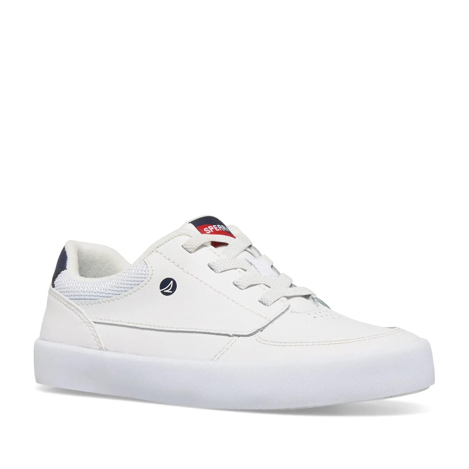 Kid's Boardwalk Leather Sneakers - White (STK267524)
