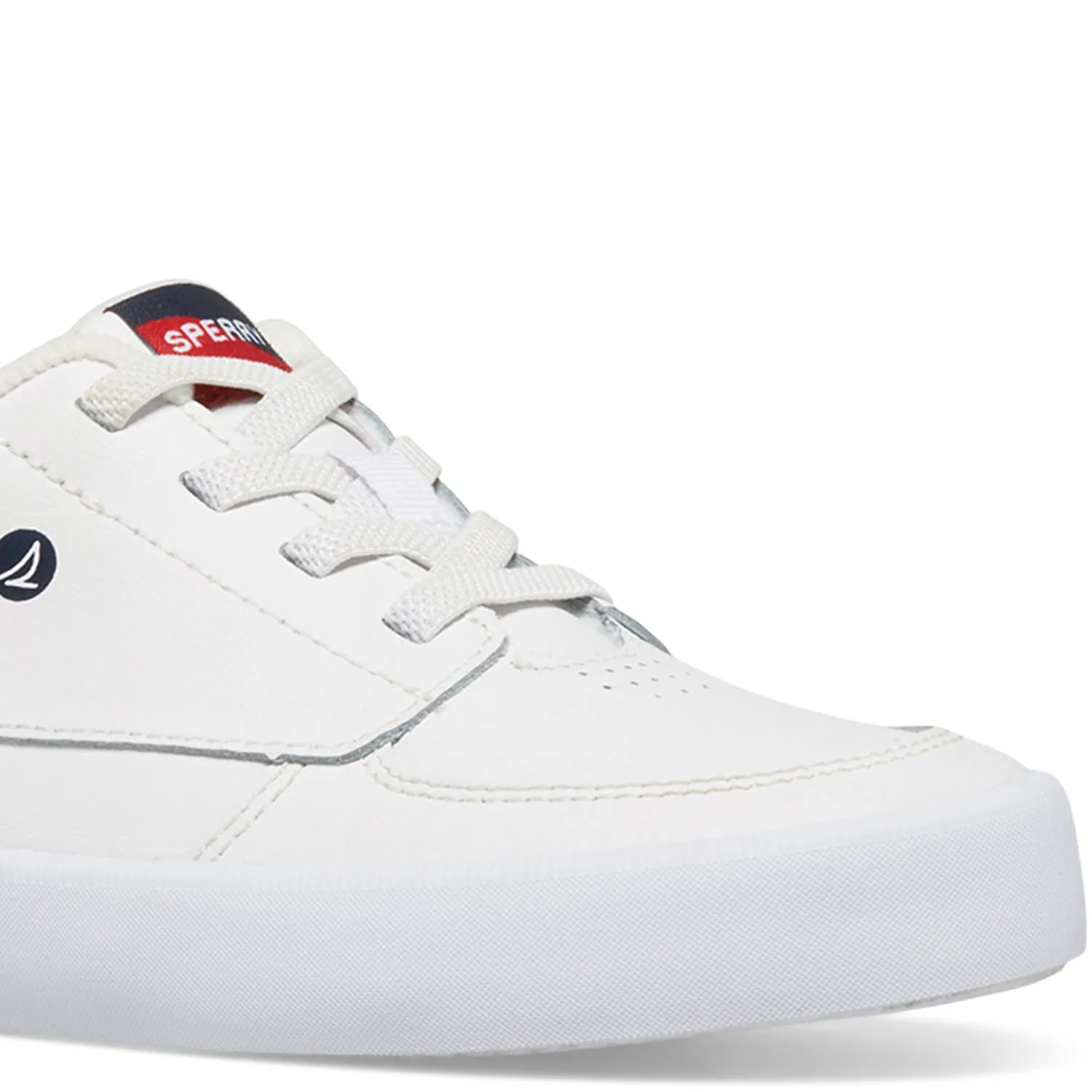 Kid's Boardwalk Leather Sneakers - White (STK267524)