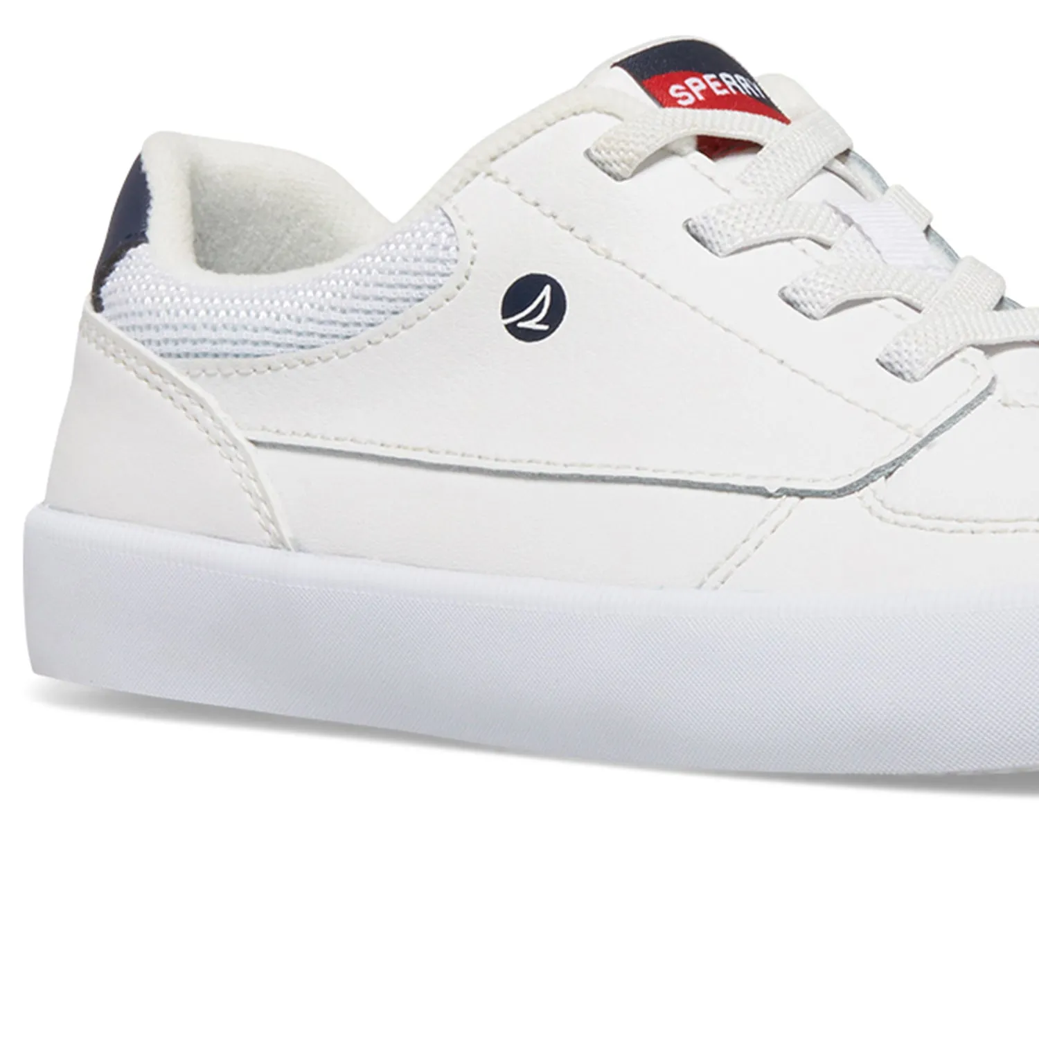 Kid's Boardwalk Leather Sneakers - White (STK267524)