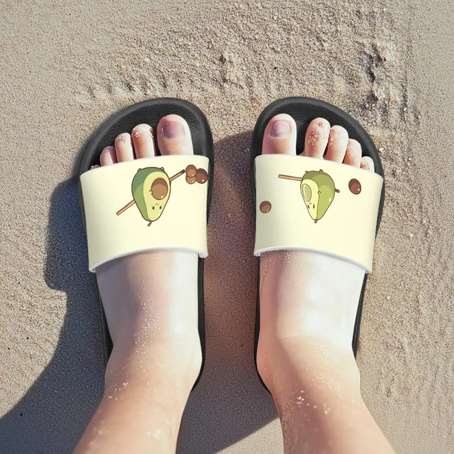 Kids Slide Sandals Footbed Sandal Comfort Toddler Slip On Summer Slippers for Beach Pool Little Big Kid