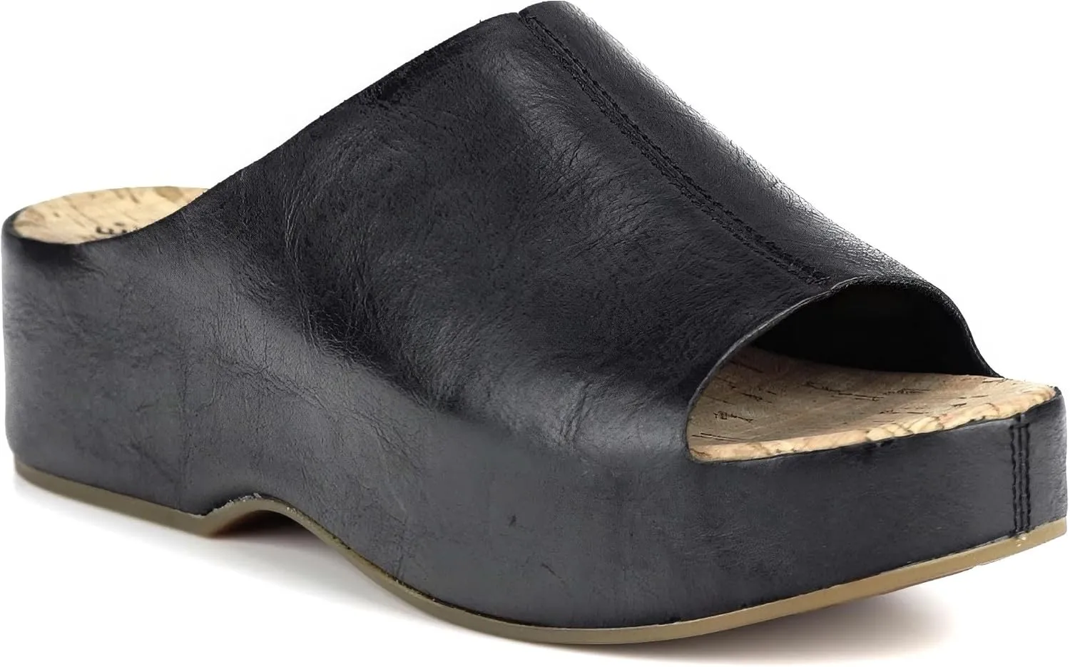 KORK-EASE Yazmin Women's Leather Slide Sandals