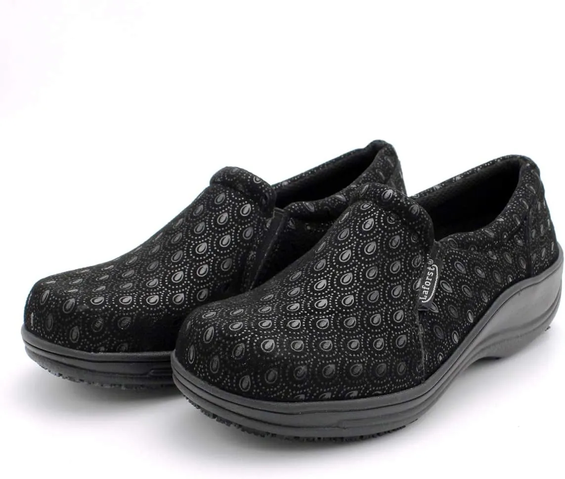Laforst Rachel 7003 Womens Leather Nonslip Server Slip On Clog