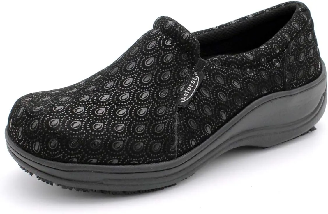 Laforst Rachel 7003 Womens Leather Nonslip Server Slip On Clog