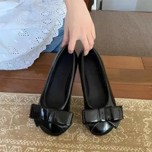 LBSFY  -  Flats Women Loafer Shoes Shallow Bow Casual Cozy Mary Jane Shoes Fashion New Spring 2024 Dress Lolita Party Zapatos Para Mujeres