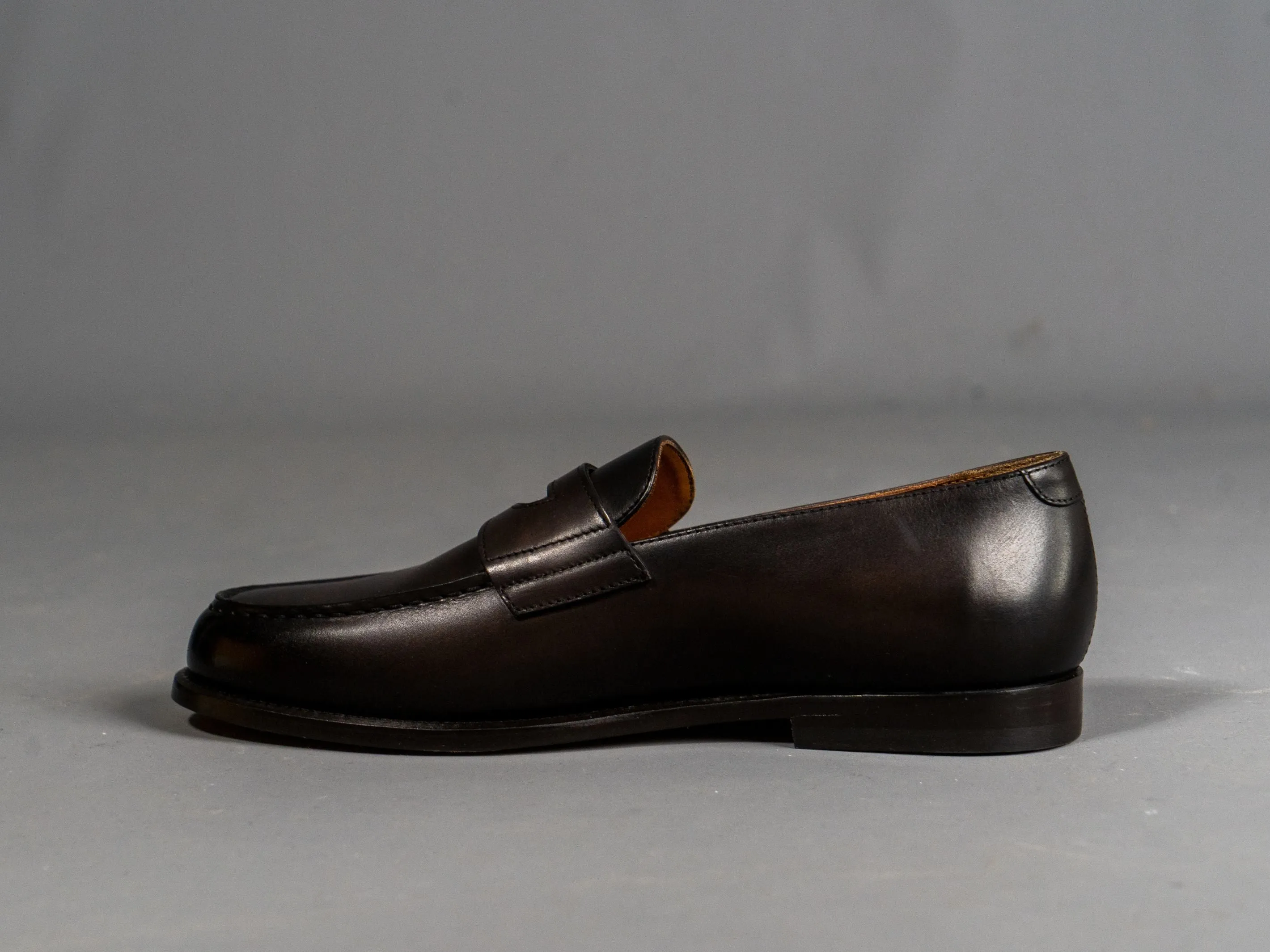 Leather Loafer - Brun