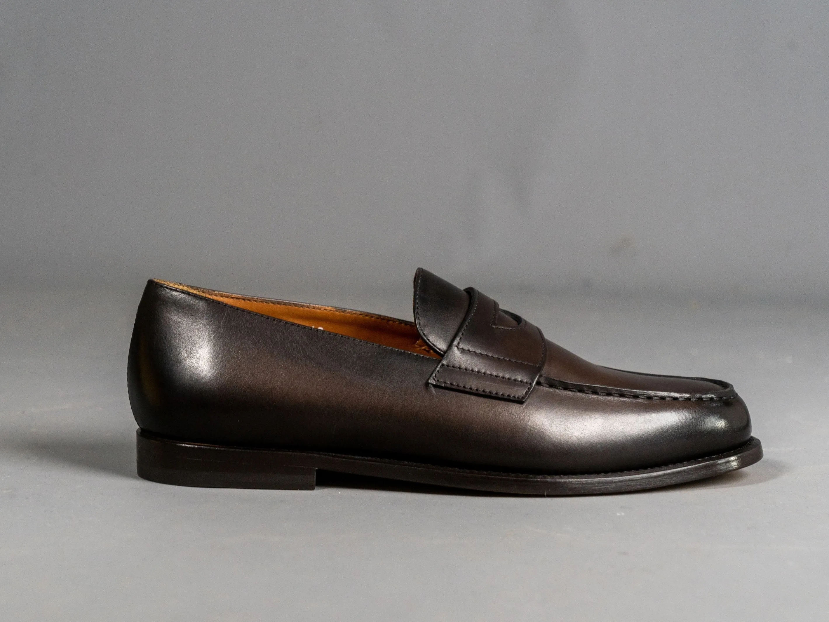 Leather Loafer - Brun