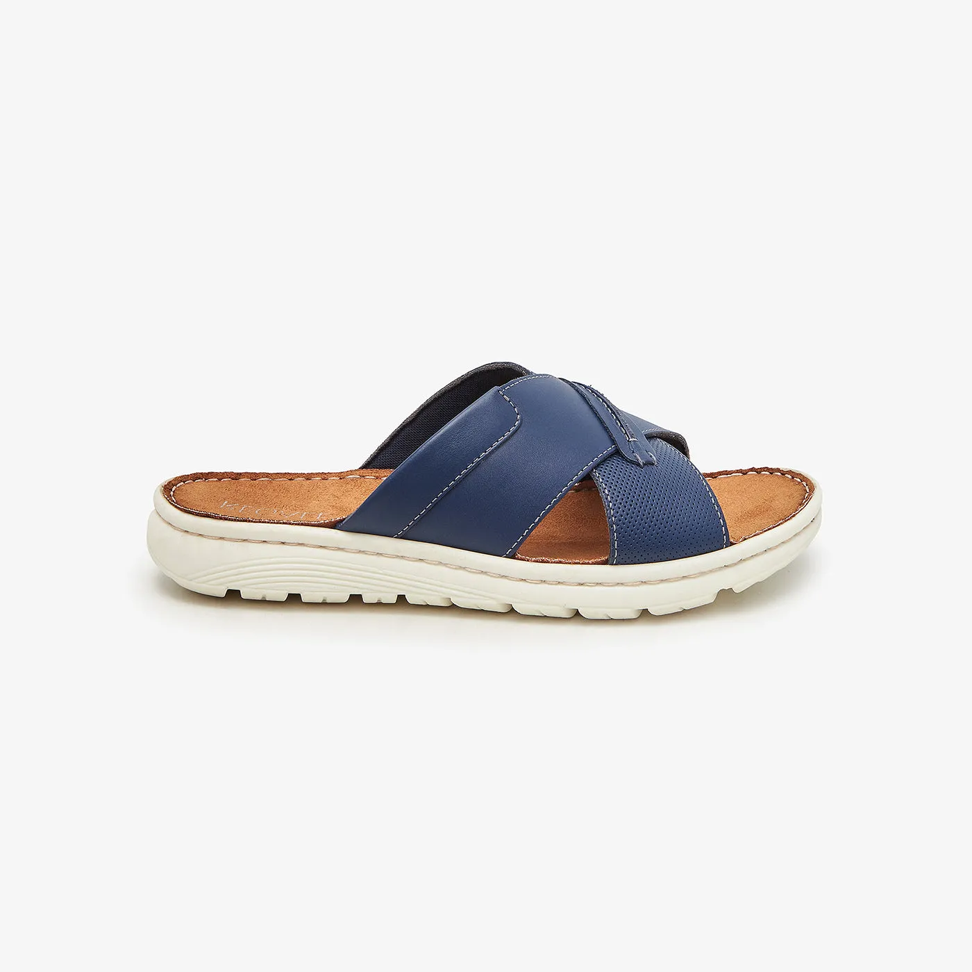 Leather Slide Chappals