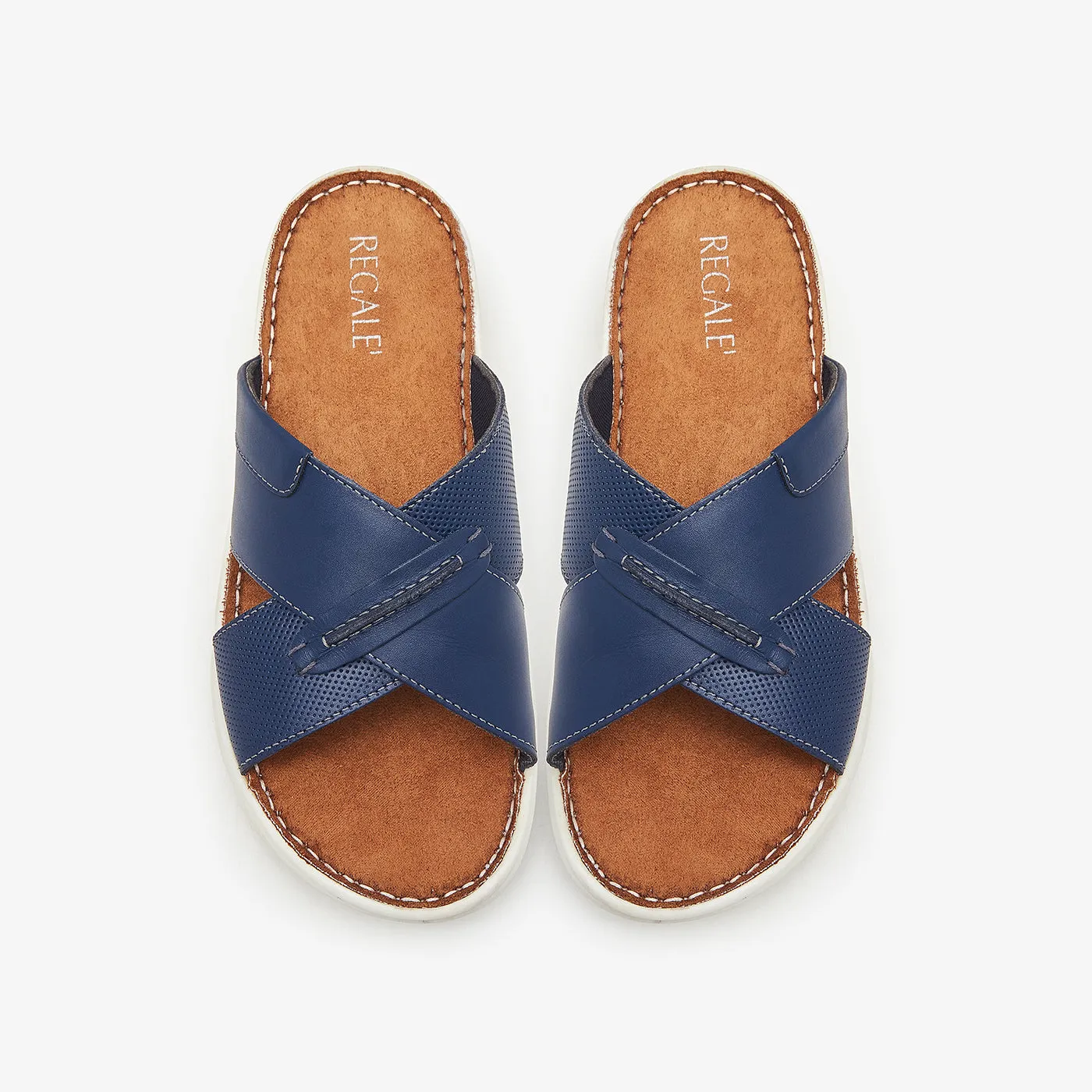 Leather Slide Chappals