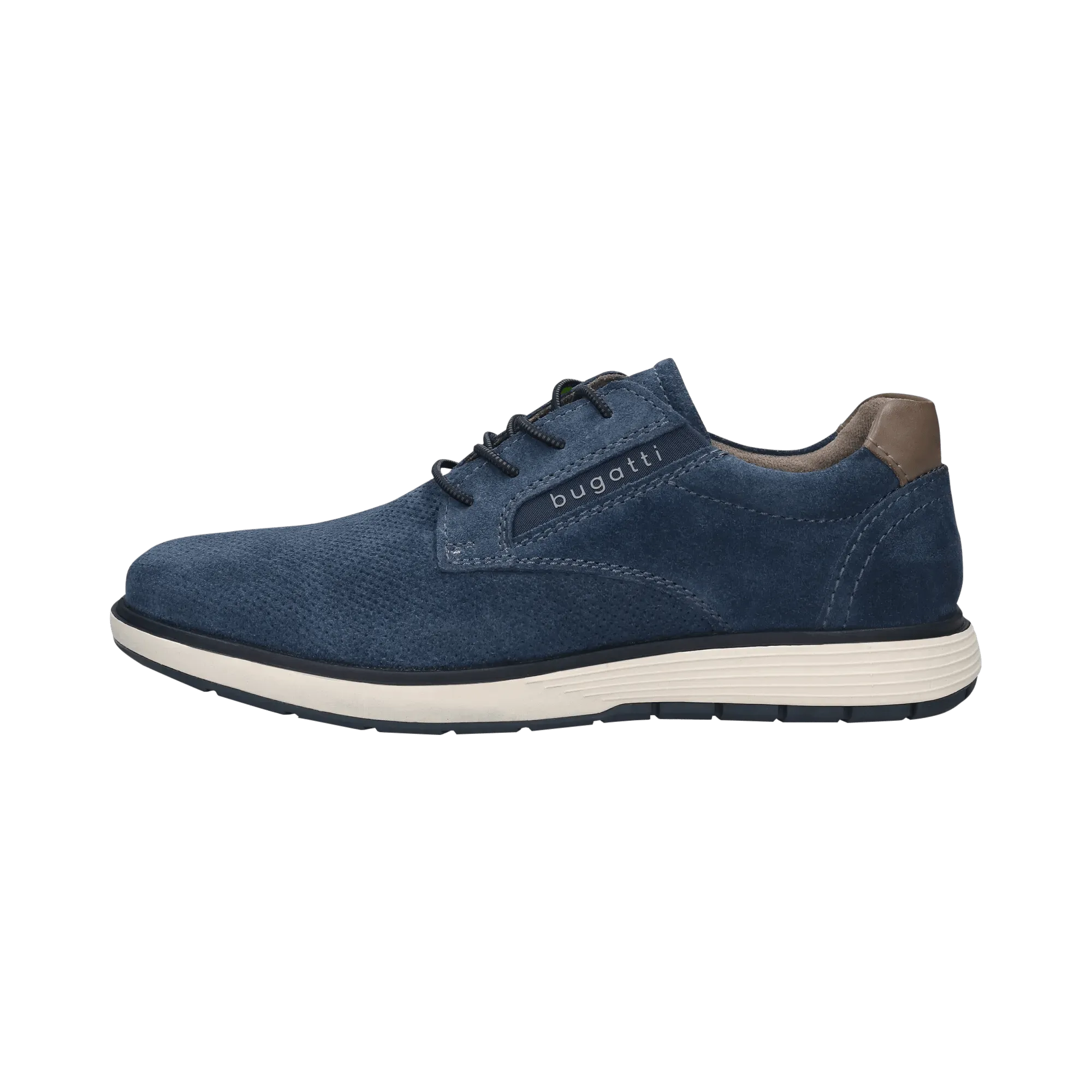 Leder Schnürer blau