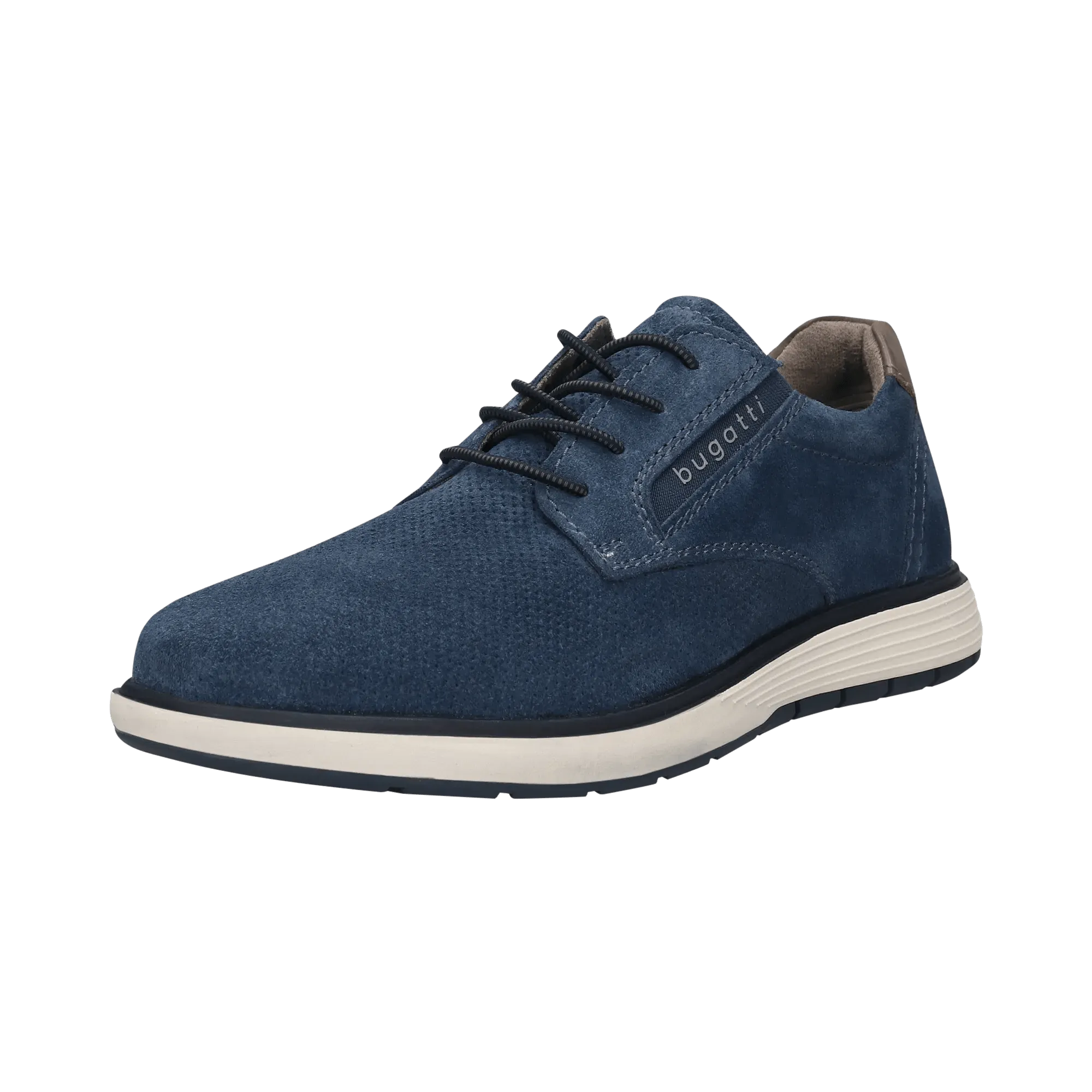 Leder Schnürer blau