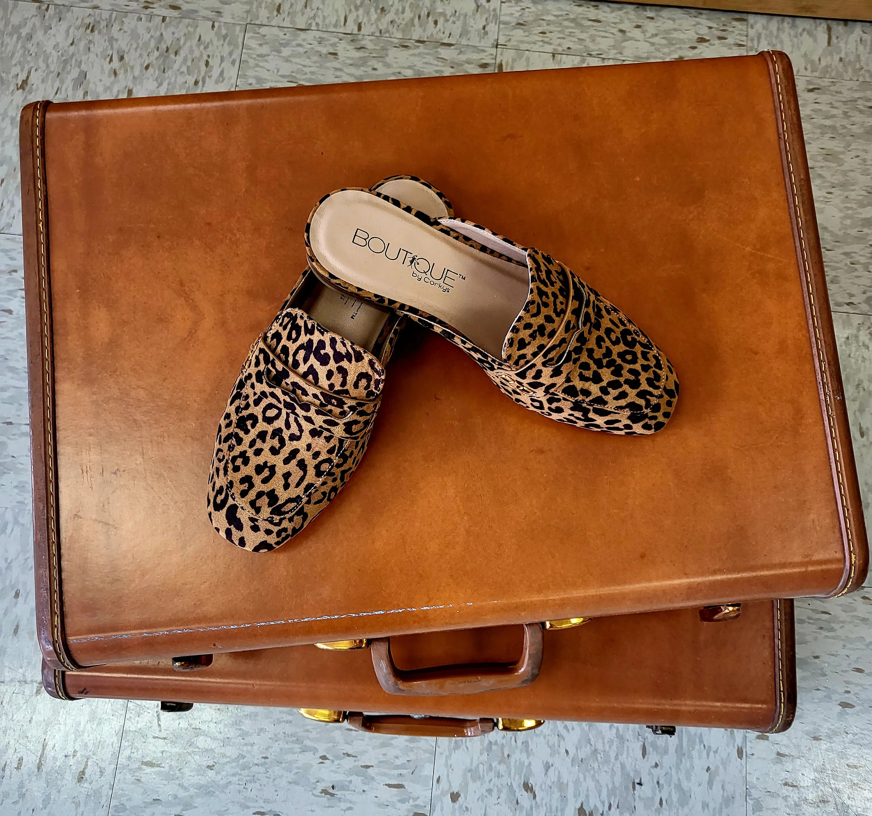 Leopard Corky Mules
