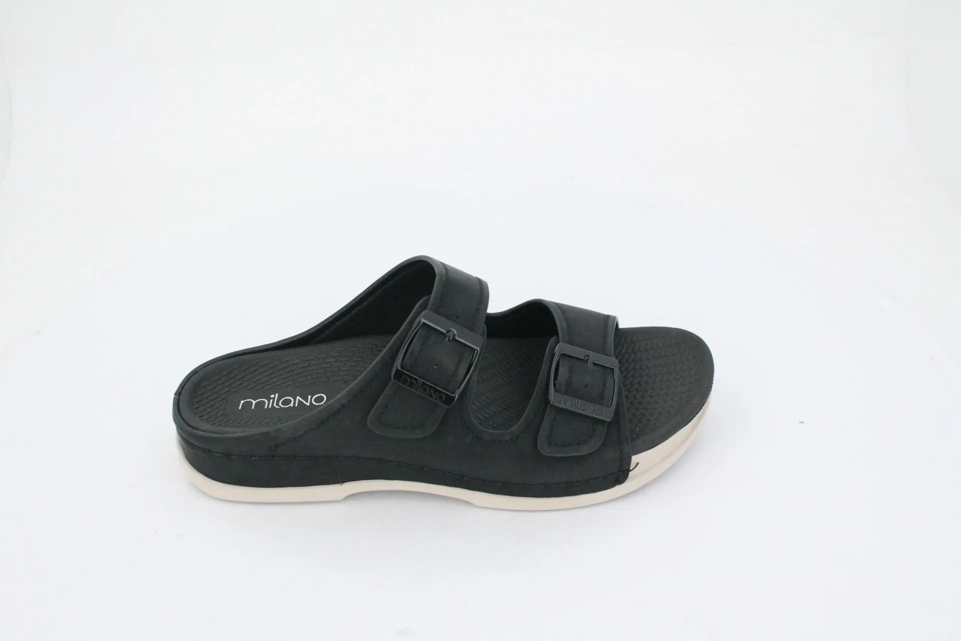 LETTI SLIDE SANDAL -BLACK