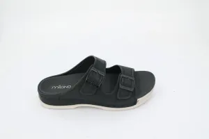 LETTI SLIDE SANDAL -BLACK