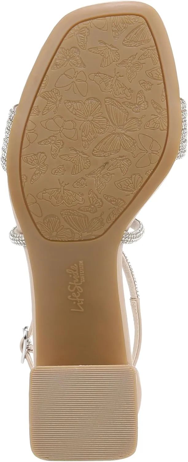 Lifestride Women's Captivate Strappy Block Heel Dress Sandal
