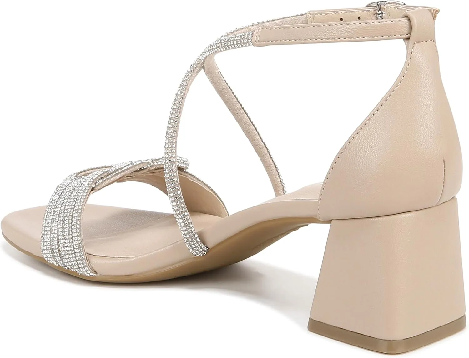Lifestride Women's Captivate Strappy Block Heel Dress Sandal
