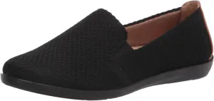 LifeStride Women's Next Level Slip-On Sneaker, Black/Black, 10