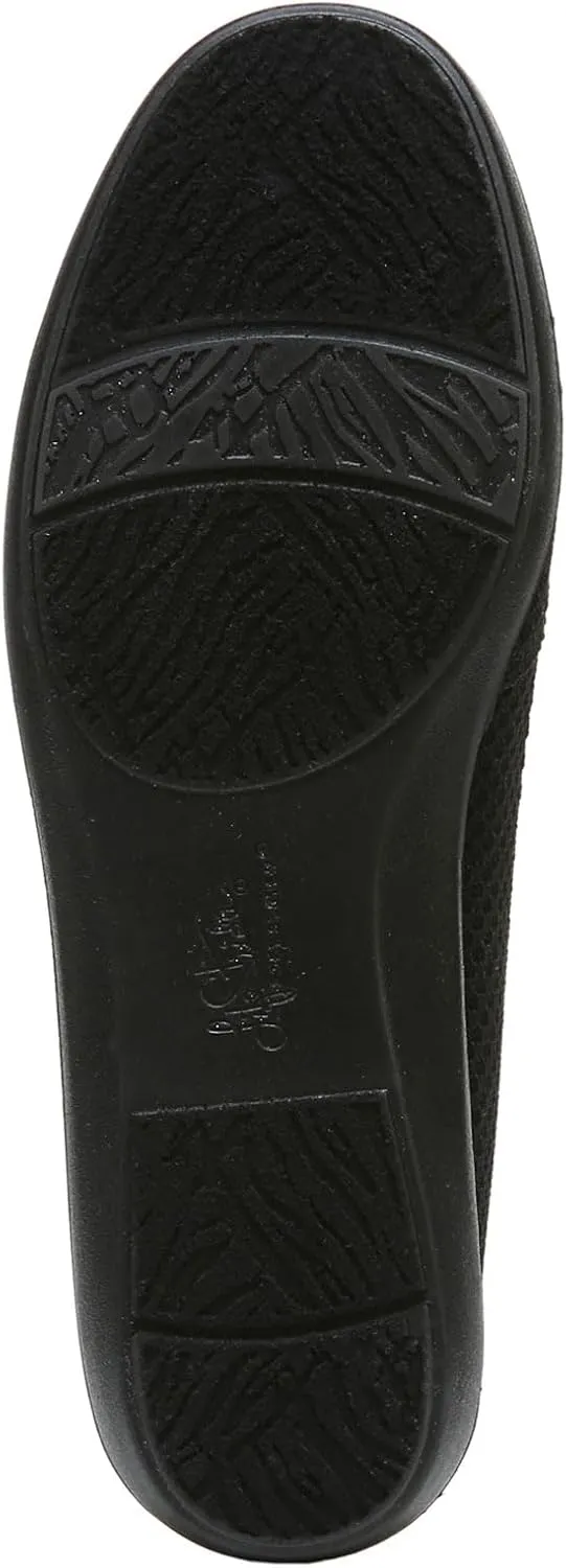 LifeStride Women's Next Level Slip-On Sneaker, Black/Black, 10
