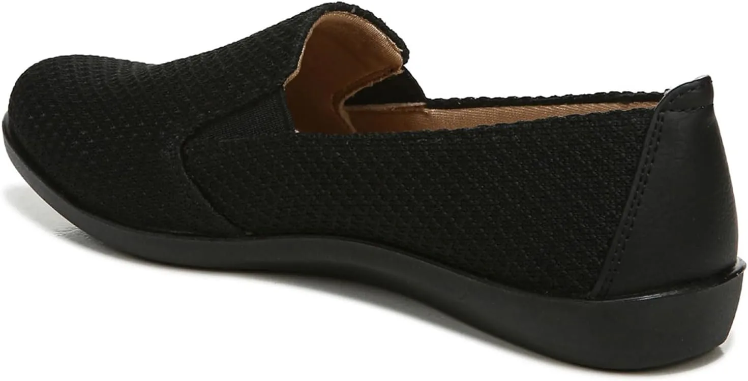 LifeStride Womens Next Level Sneaker, True Black, 9.5 Wide US