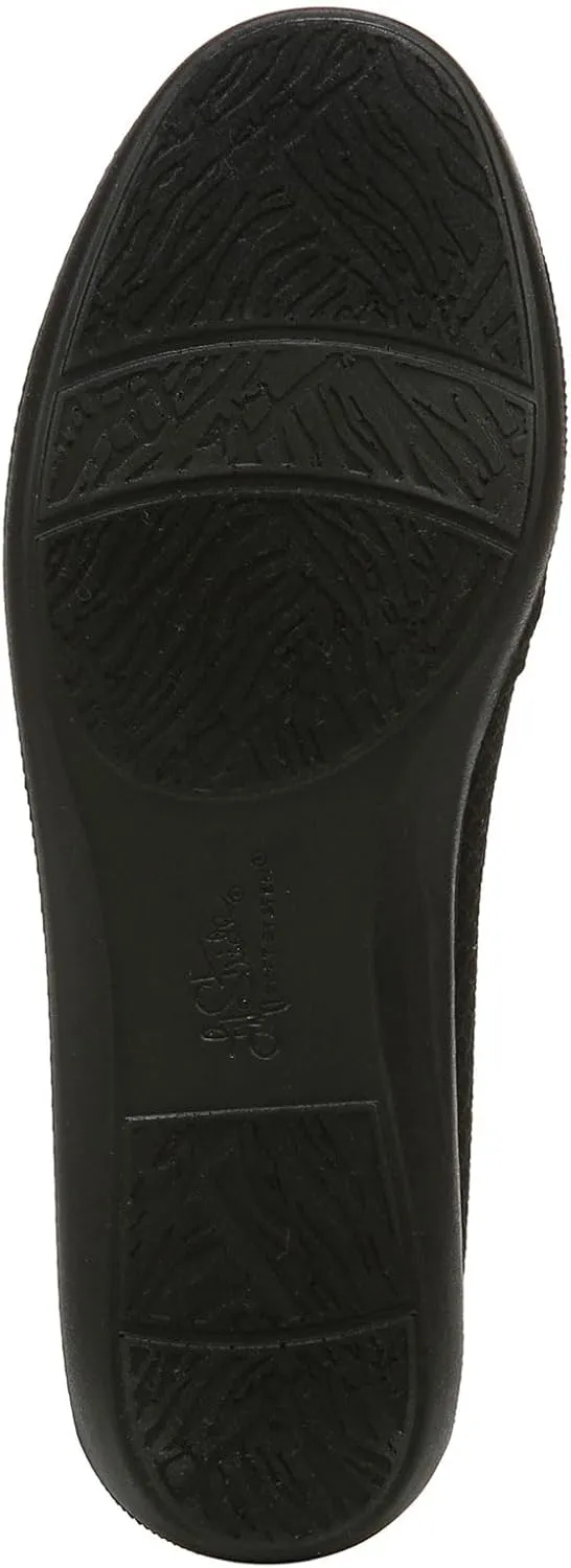 LifeStride Womens Next Level Sneaker, True Black, 9.5 Wide US