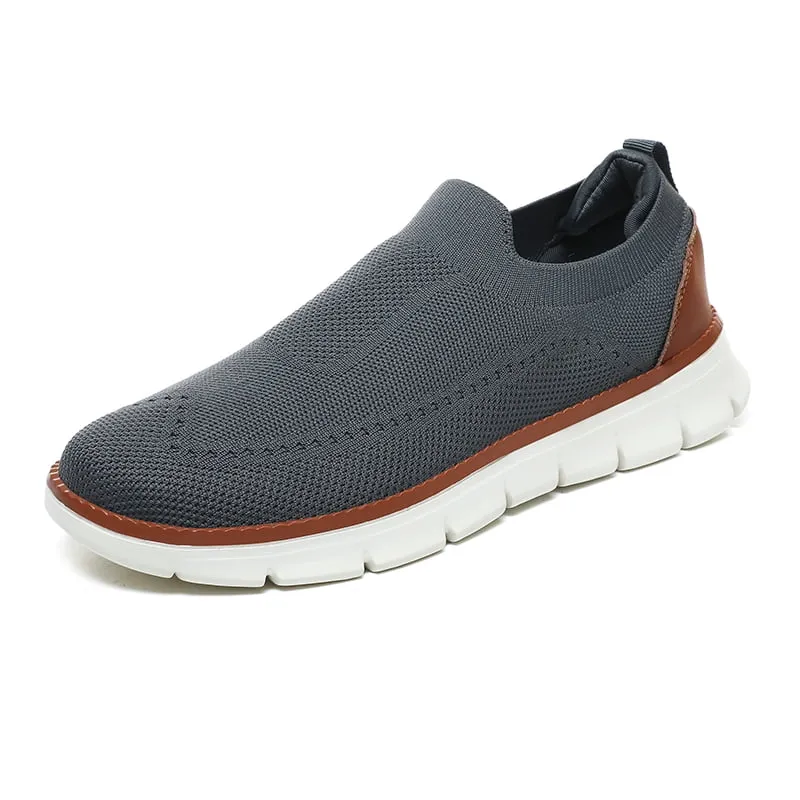 Lilychan Mens Casual & Dress Shoes Comfortable Slip-on Loafers, Black, Size 7.5-12