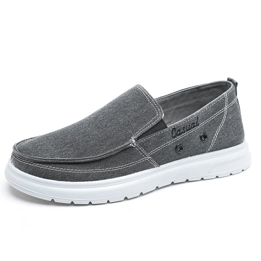 Lilychan Mens Casual & Dress Shoes Comfortable Slip-on Loafers, Black, Size 7.5-12