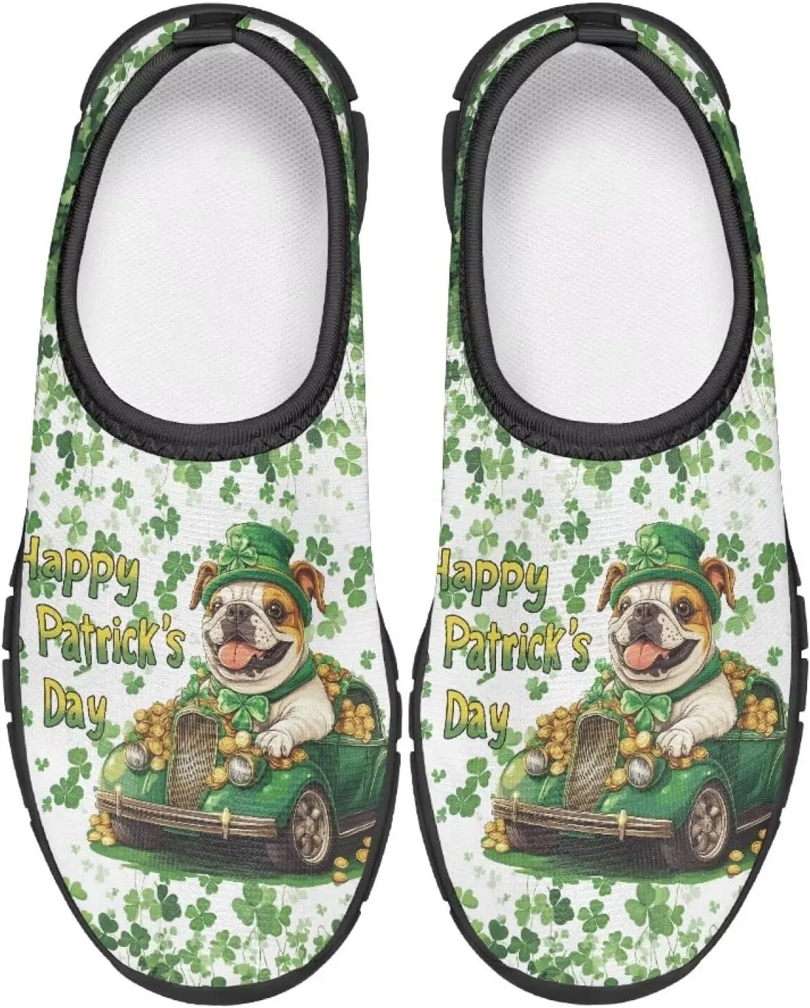 Little/Big Kids Athletic Shoes Girls Boys Slip On St Patrick's Day Shoes