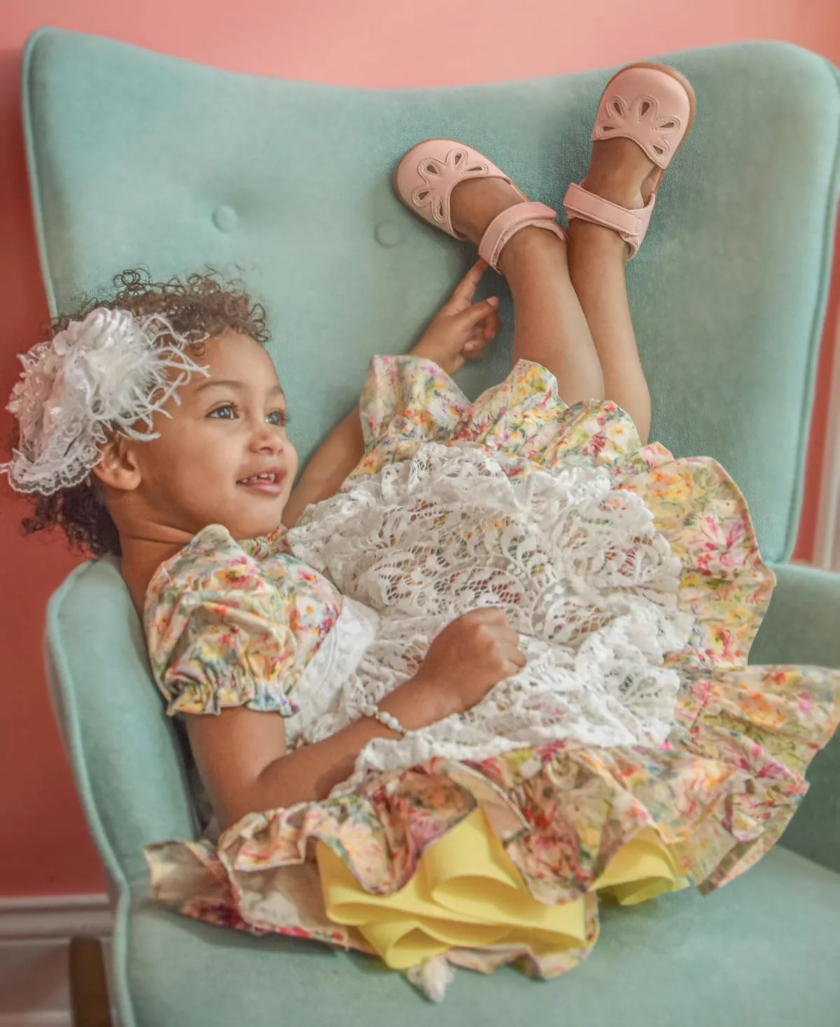 Livie & Luca Petal 2.0 Dew Drop Sandal Mary Jane
