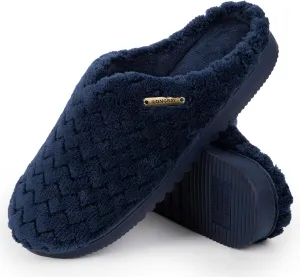 LongBay Women's Slip-On House Slippers Comfy Memory Foam Bedroom Shoes