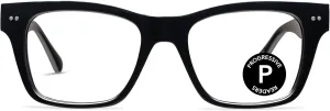 LOOK OPTIC Cosmo Progressive Reader-Stylish Unisex Reading Glasses, Prescription-Quality