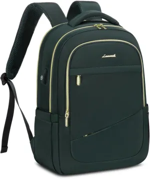 LOVEVOOK Laptop Backpack for Women, Slim Business Laptops Bag with Separate Computer Compartment Stylish Daypack for College Work Travel, Fits 15.6" Laptop