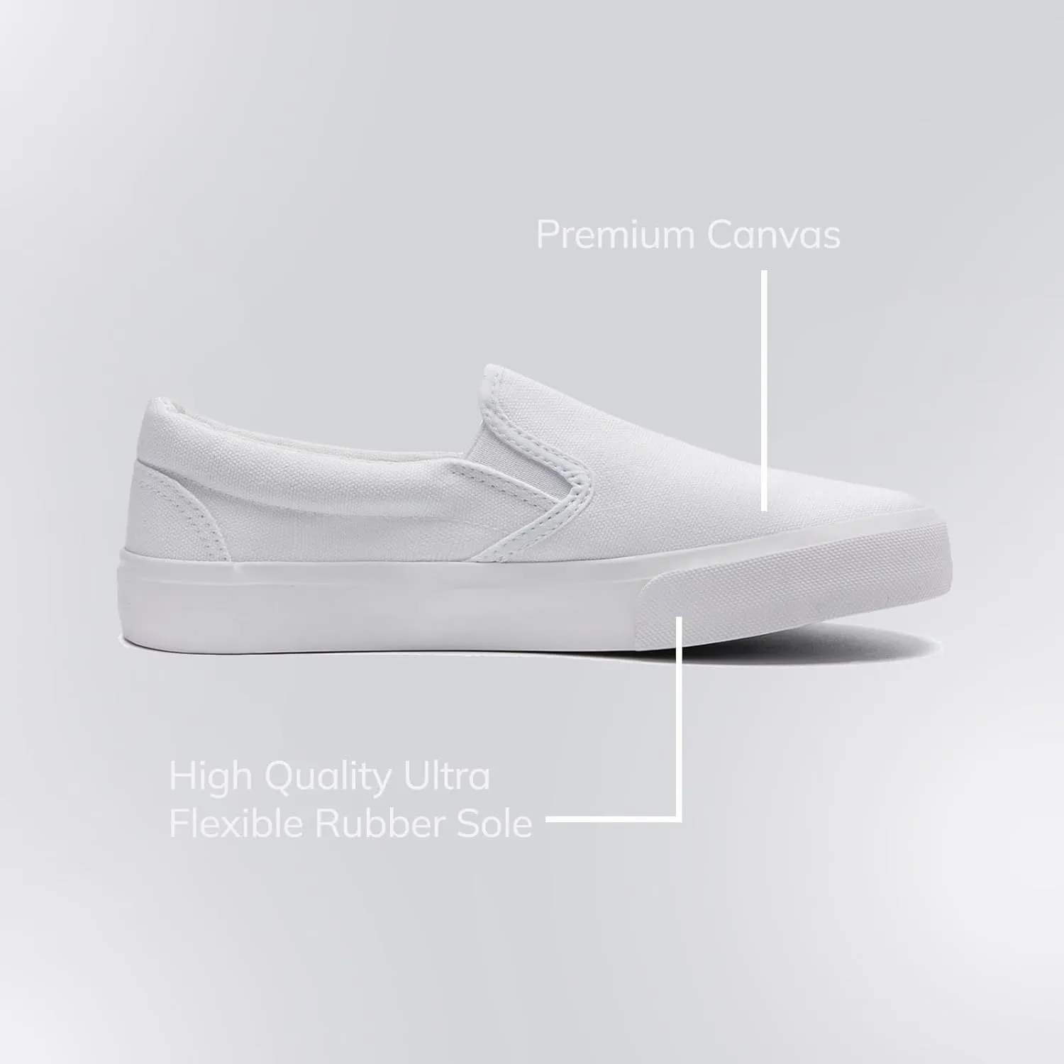 Low-Top Slip Ons Women's Fashion Sneakers Casual Canvas Sneakers for Women Comfortable Flats Breathable Padded Insole Slip on Sneakers Women Low Slip on Shoes