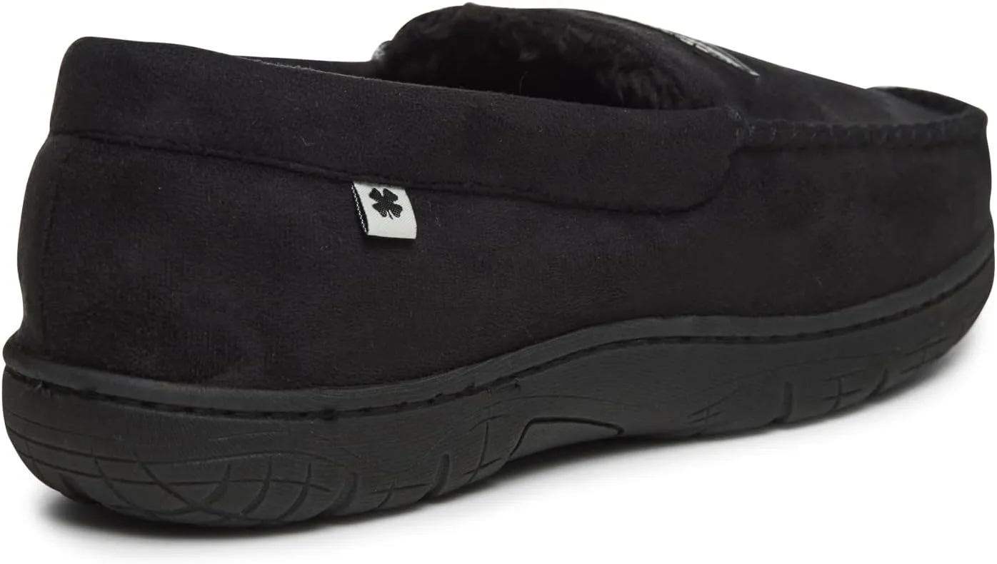 Lucky Brand Men's Micro Suede Moccasin Loafer Slippers