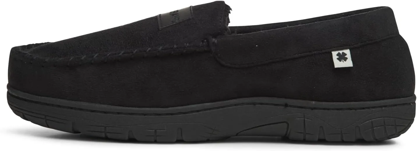Lucky Brand Men's Micro Suede Moccasin Loafer Slippers