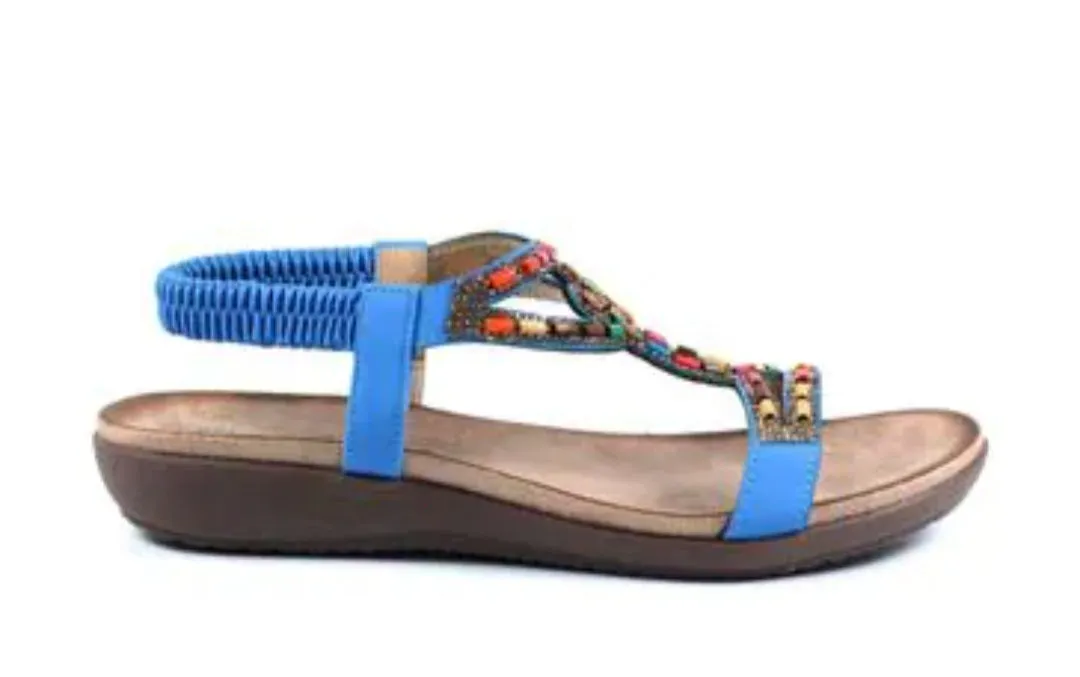 Lunar Mariella Ladies Flat Slip On Sandal JLH331